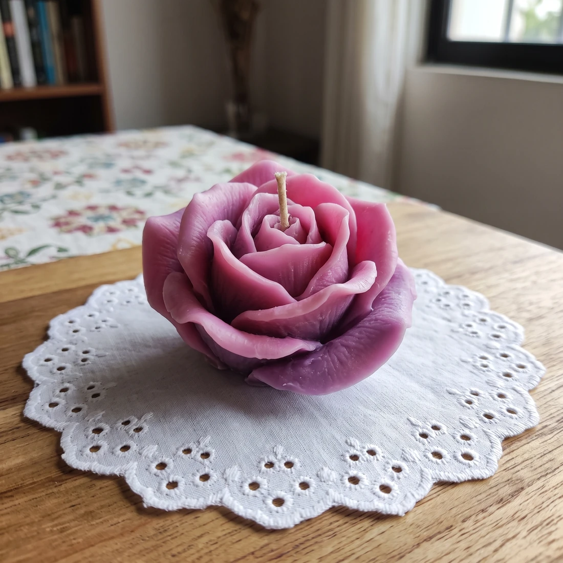 Vela artesanal tipo postre